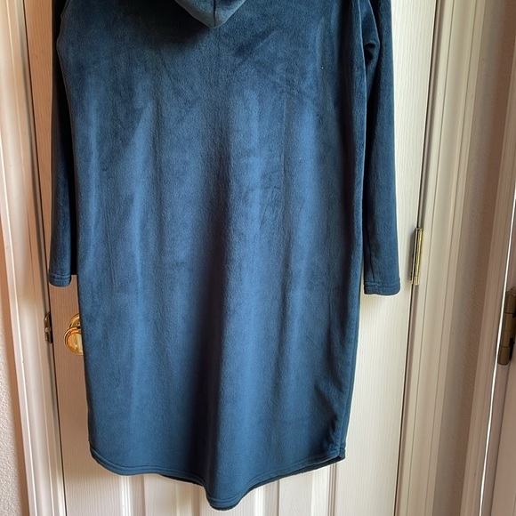 NWOT 32 DEGREES HEAT SINFULLY SOFT FOREST GREEN PULLOVER HOODED PJ SHIRT … - Picture 6 of 7